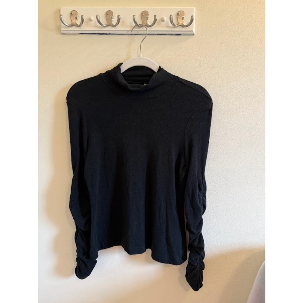 Anthropologie Black Turtleneck Sweater